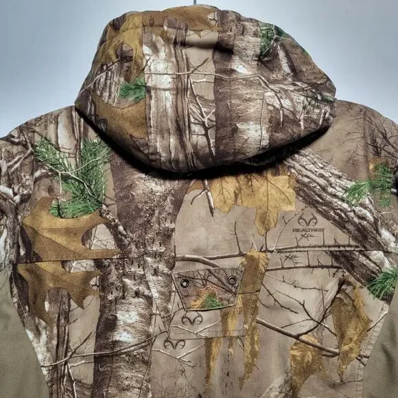 Rustic Ridge Hunting Full Zip Jacket Youth XL Camo Realtree Hooded Outdoors - Picture 11 of 15